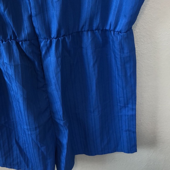 Shein Curve Royal Blue Romper With Removable Front Tie 2XL - Picture 11 of 11